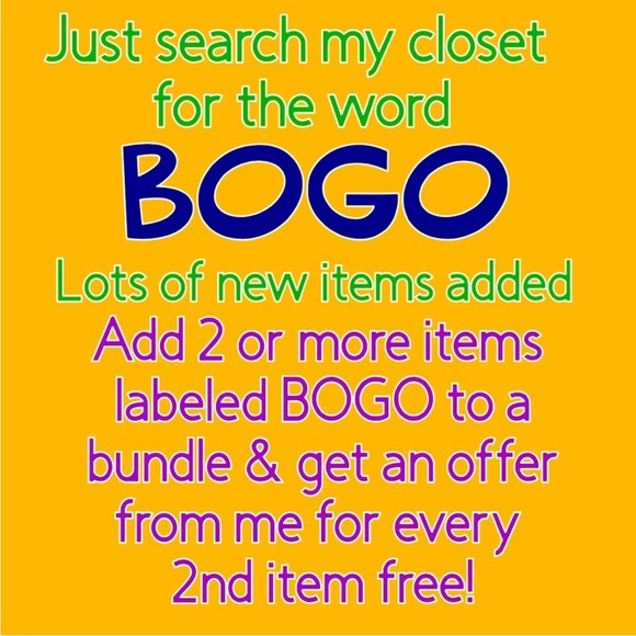 BUY ONE GET ONE FREE